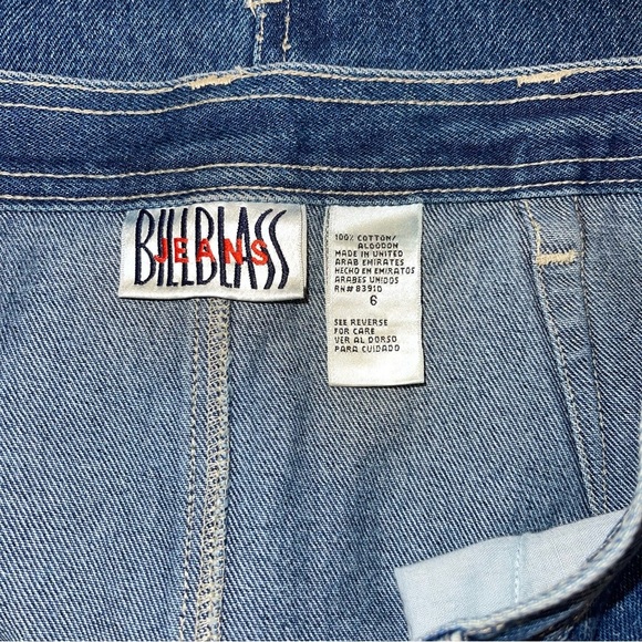 Bill Blass Vintage Denim Skirt Women’s Size 6 US Medium Blue Wash Jean High Rise - Picture 7 of 7